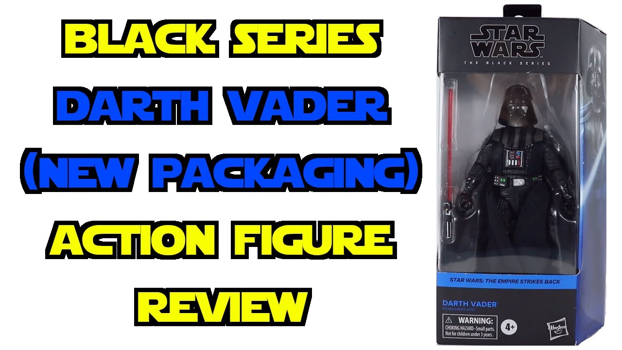 Star Wars Black Series Darth Vader (NEW PACKAGING) Action Figure Review