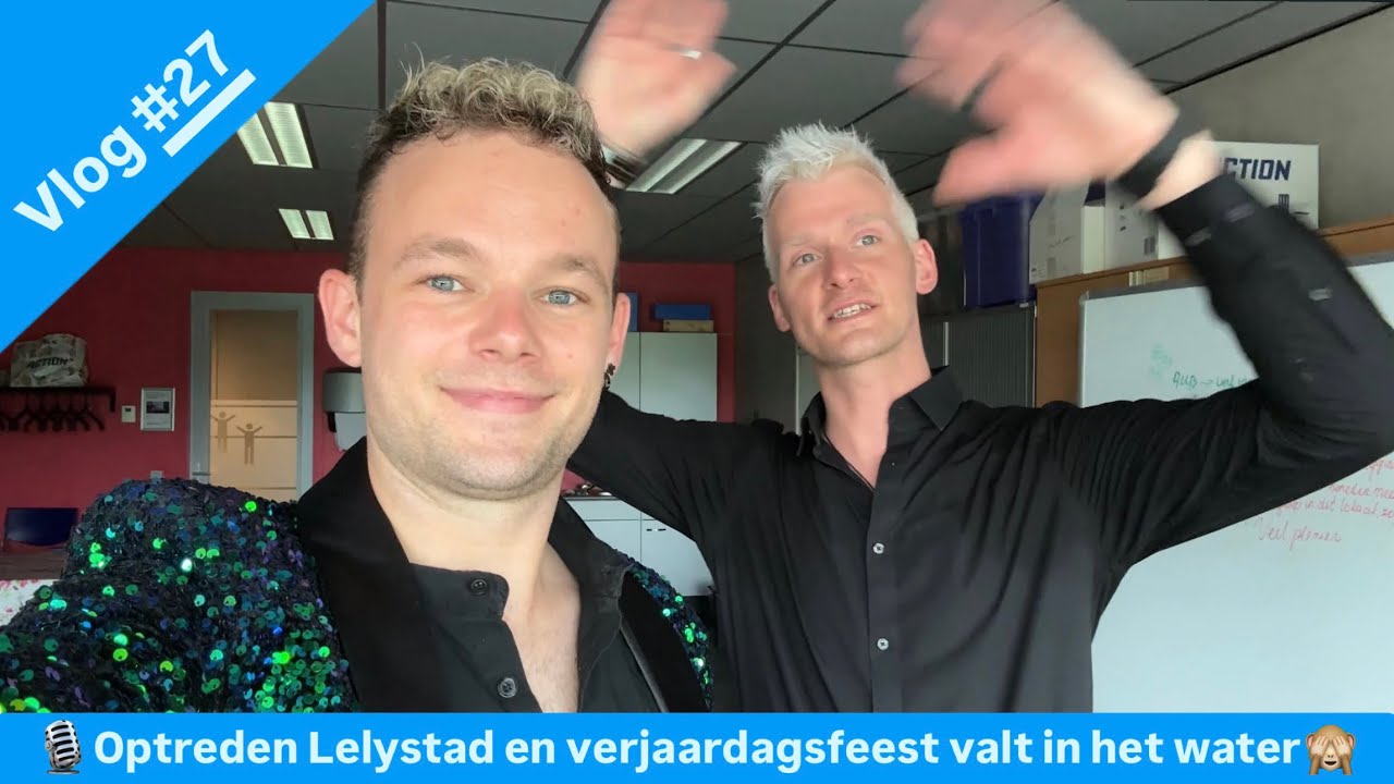 Vlog #27 - 🎙️Optreden Lelystad en verjaardagsfeest valt in het water🙈