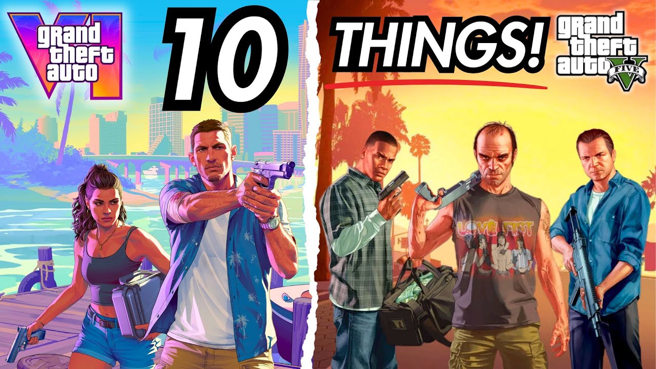 GTA VI vs GTA V – 10 HUGE THINGS You NEED To Know!