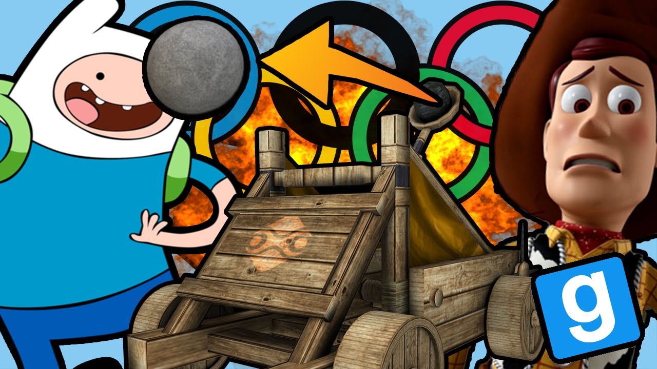 COSTRUIAMO CATAPULTE! (Gmod ITA Olimpiadi Funny Moments) w/Pasta