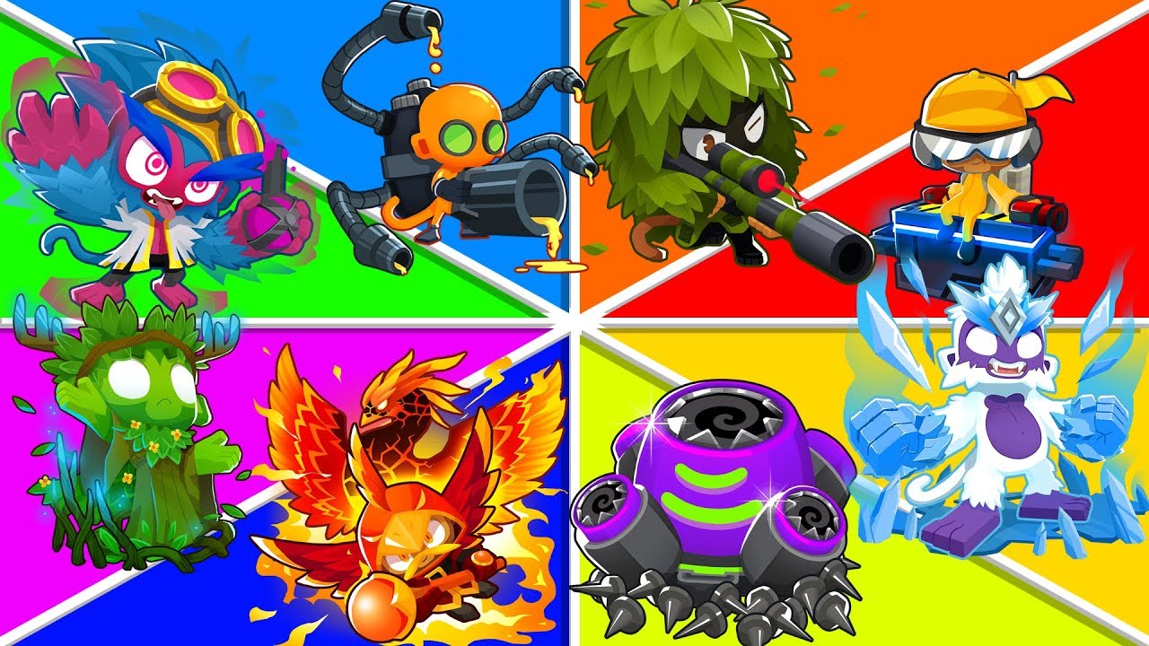 Bloons TD 6 - 4-Player Color Challenge | JeromeASF