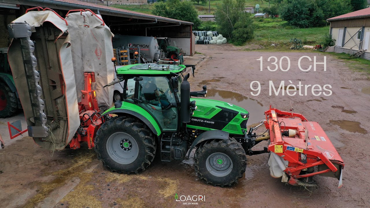 🔧ATTELAGE - GRAISSAGE - AFFÛTAGE à la FERME | 130CH sur 9 MÈTRES | FAUCHAGE 2020 ! 😲