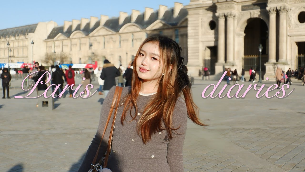 [vlogmas24] girls trip to Paris ★ : ăn croissant, chợ giáng sinh, bảo tàng Lourve, etc |with engsub
