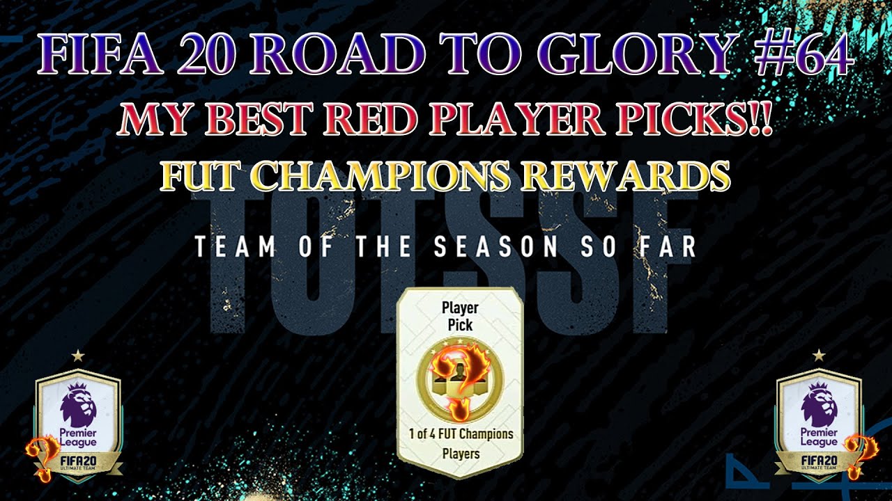 MY BEST RED PLAYER PICKS!! FIFA 20 ROAD TO GLORY #64 - PREMIERE LEAGUE TOTS REWARDS! (Ultimate Team)