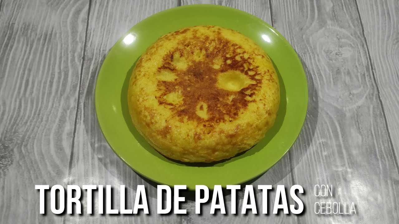 Tortilla de patatas con cebolla en Monsieur Cuisine Plus