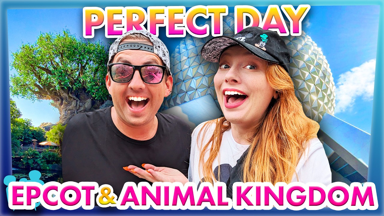 EPCOT and Animal Kingdom in ONE PERFECT DAY -- Park Hopping in Disney World