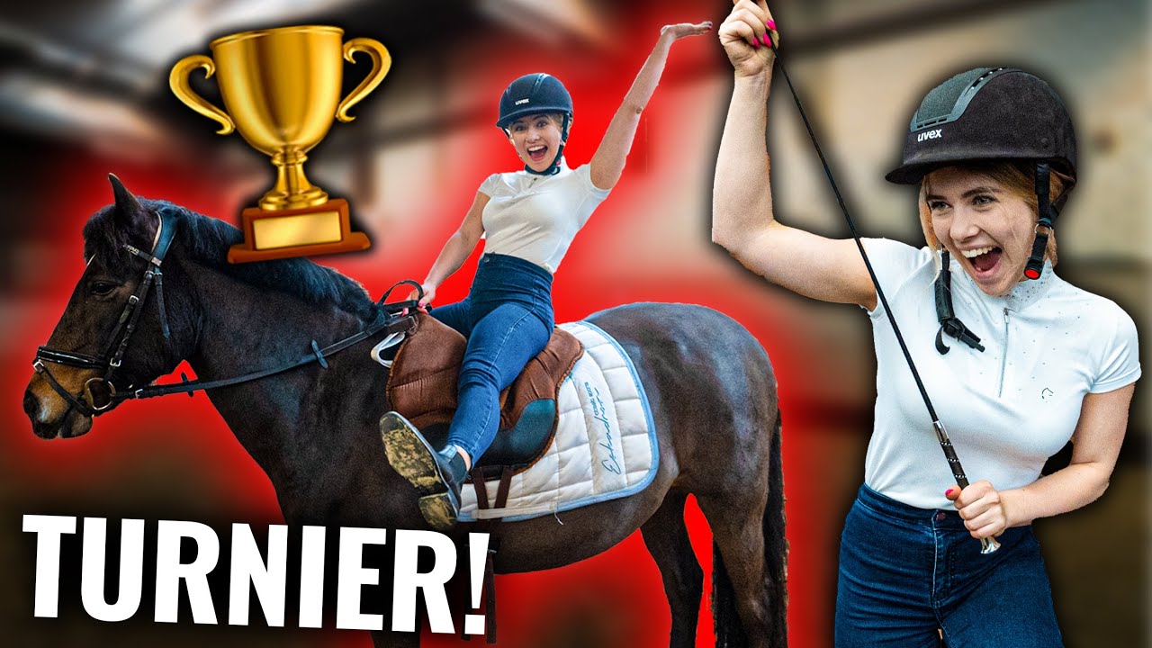 ICH gehe auf MEIN ALLER ERSTES REITTURNIER! mit LEA😂 II VLOG 417