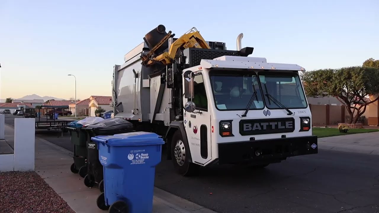 City Of Phoenix | Battle Motors LET2 Curbtender PowerPak Garbage Truck