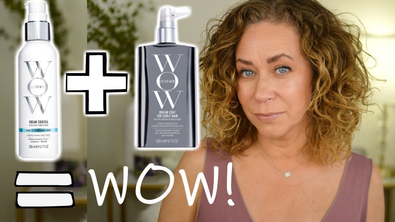 COLORWOW COCONUT COCKTAIL mixed with DREAM COAT FOR CURLS