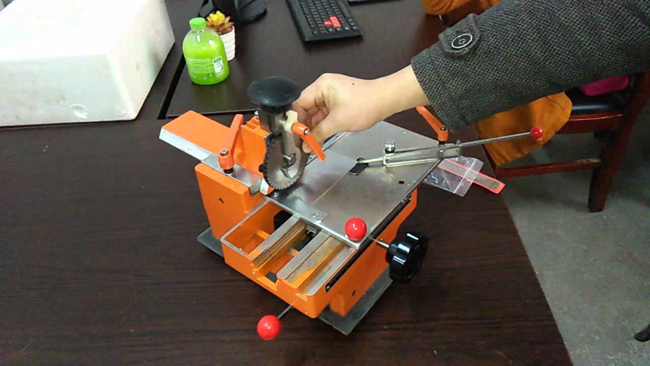 How to use latest manual nameplate marking machine?