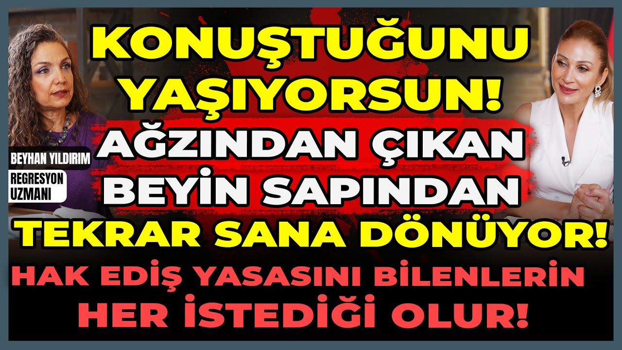 Konuştuğunu Yaşıyorsun! Ağzından Çıkan Beyin Sapından Tekrar Sana Dönüyor!