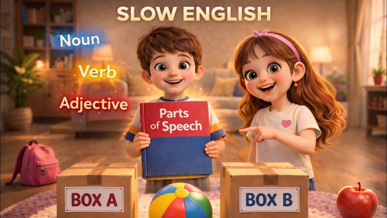 Parts of Speech Made Easy for Kids | Fun English Learning with Noah and Lily Family English