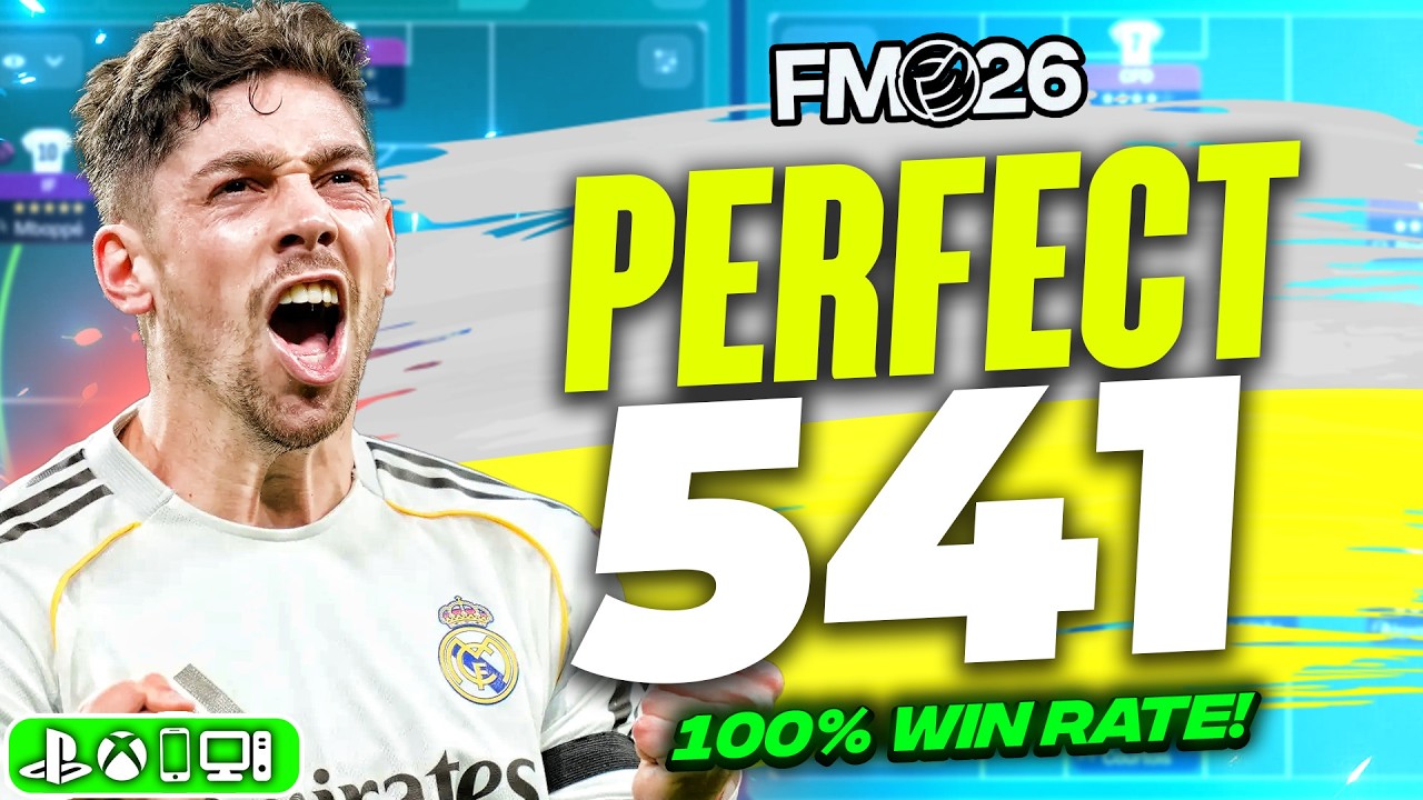 Идеальная оборонительная тактика 5-4-1 в FM26! | 100% победный процент