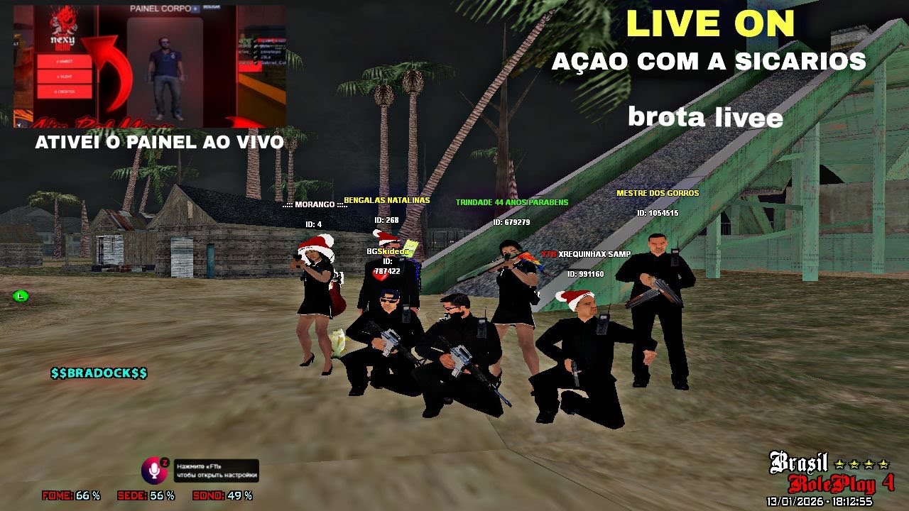DOMINGOU AÇÃO NOS BRPs 4 e 5  /BRASILROLEPLAY #brp #brp4 #samp #gta