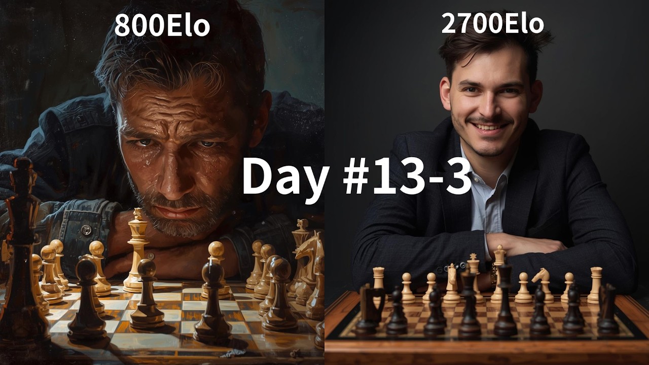 Day#13-3 Noob to Pro in Chess.com(887)
