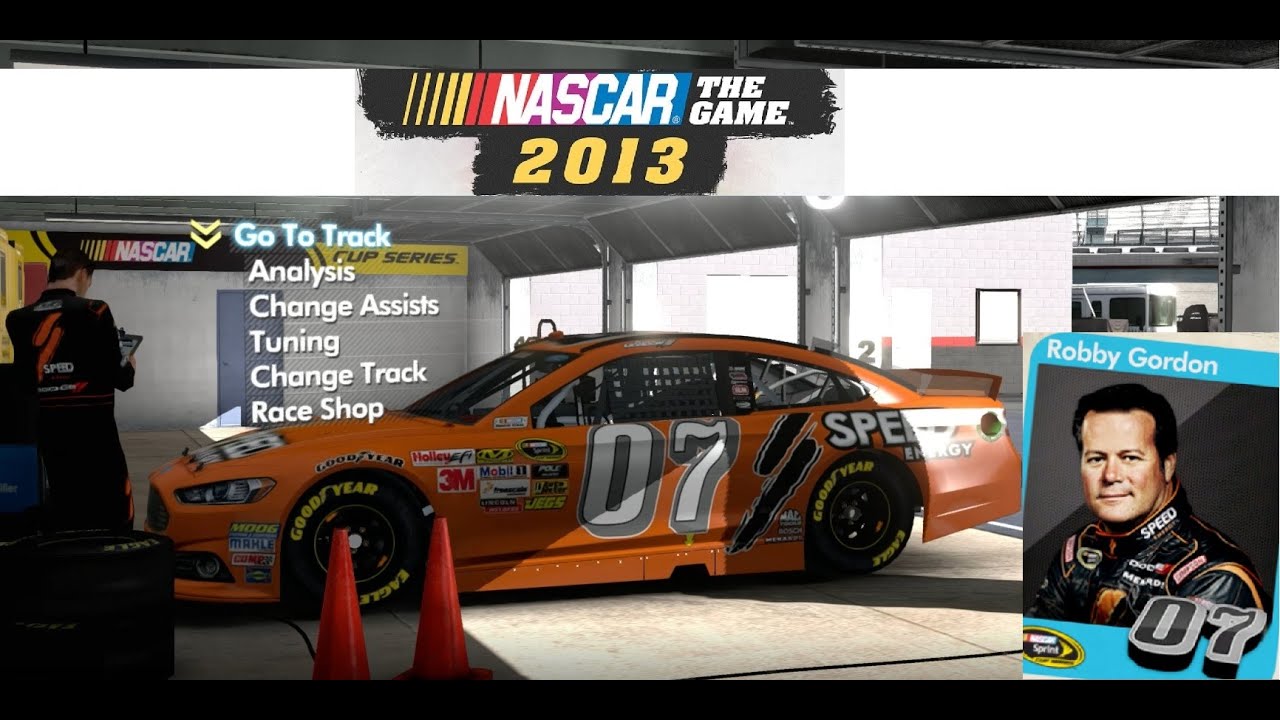 SMOOTH and CALM Robby Gordon is the CHAMP - He wins at Martinsville every time Nascar The Game 2013