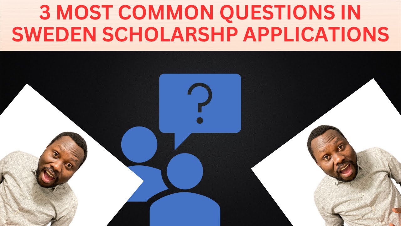 S-I Video Interview: 3 Most Scholarship Application and Interview Questions in Sweden  Explained