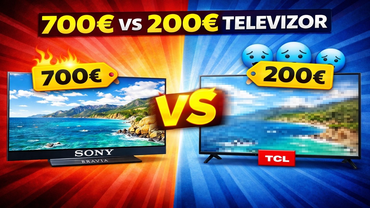 Razlika između televizora od 200 i 700 eura  ??
