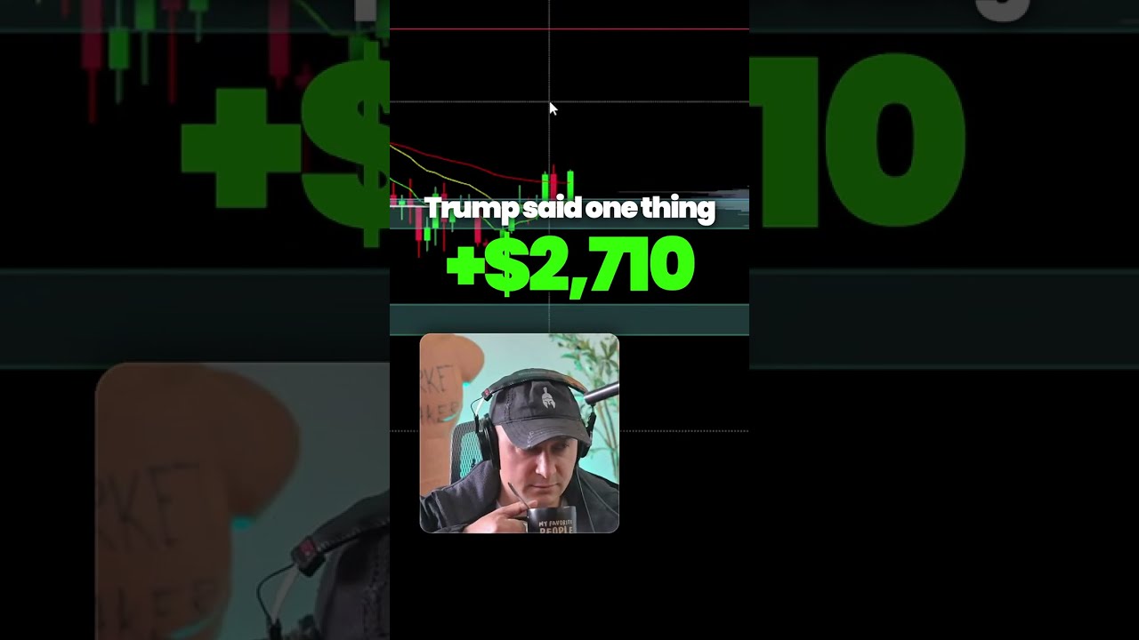 Новости о Трампе всколыхнули фондовый рынок 📈 Живая торговля фьючерсами Nasdaq: +$1 880