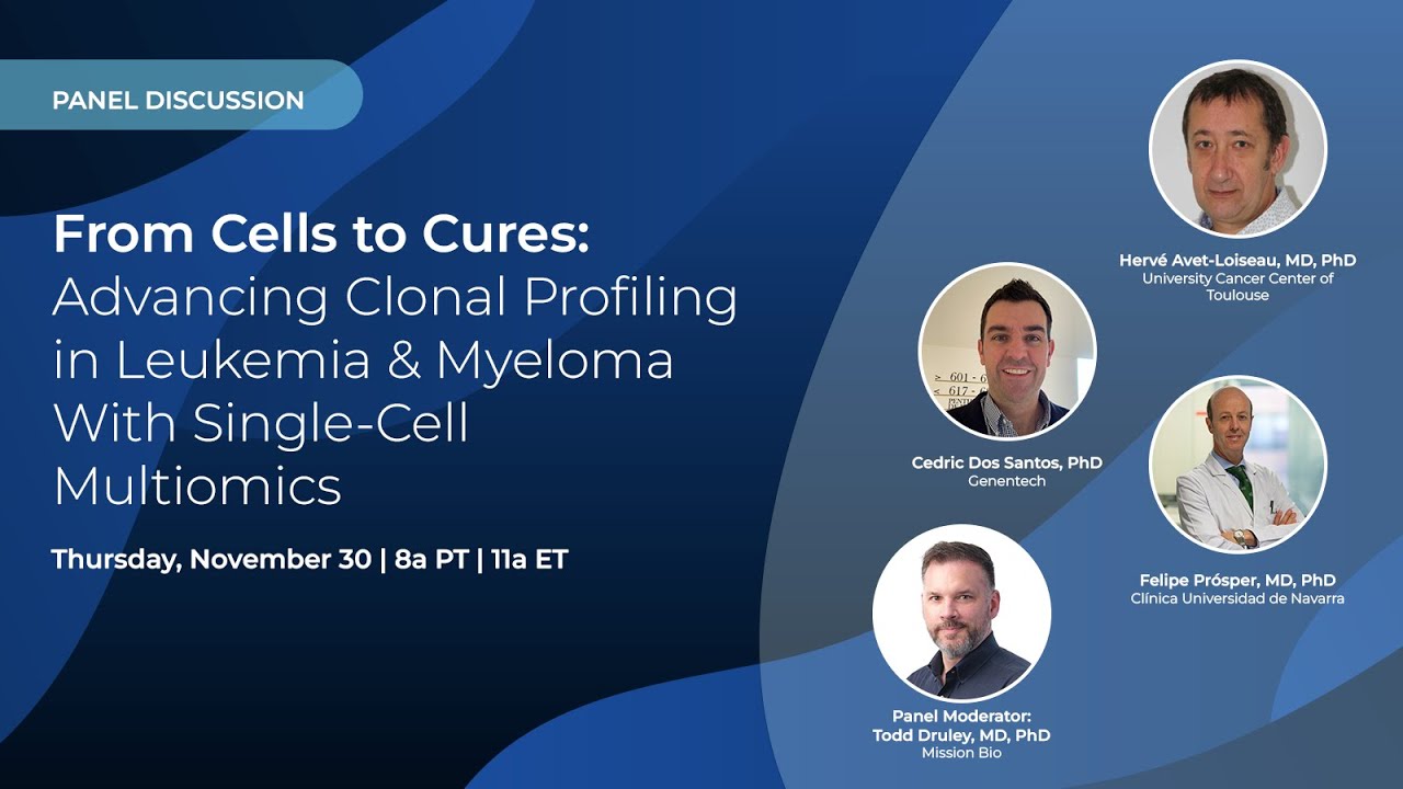 From Cells to Cures: Advancing Clonal Profiling in Leukemia & Myeloma with Single-Cell Multi-omics