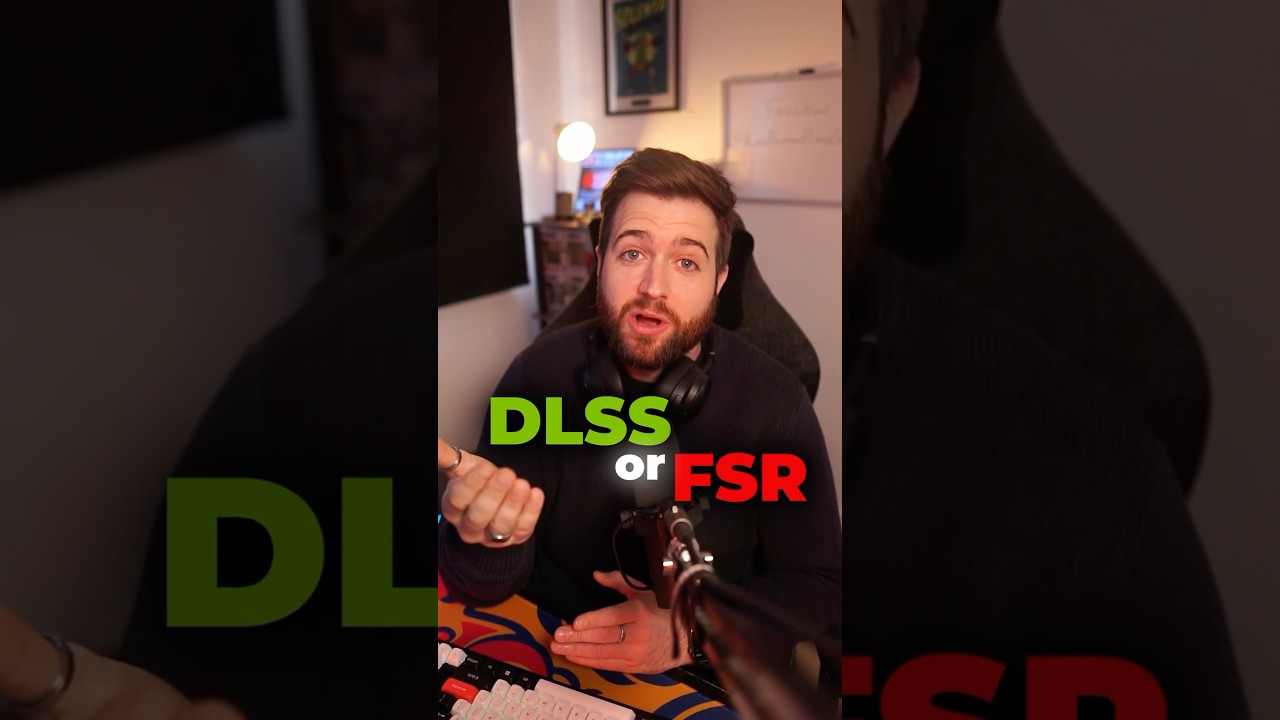 Is DLSS or FSR better for gaming? #pcgaming #geforce #radeon #nvidia #amd #gpu #gaming