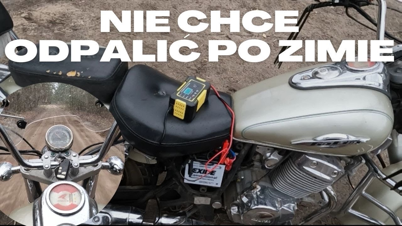Pierwsze odpalenie motocykla po zimie