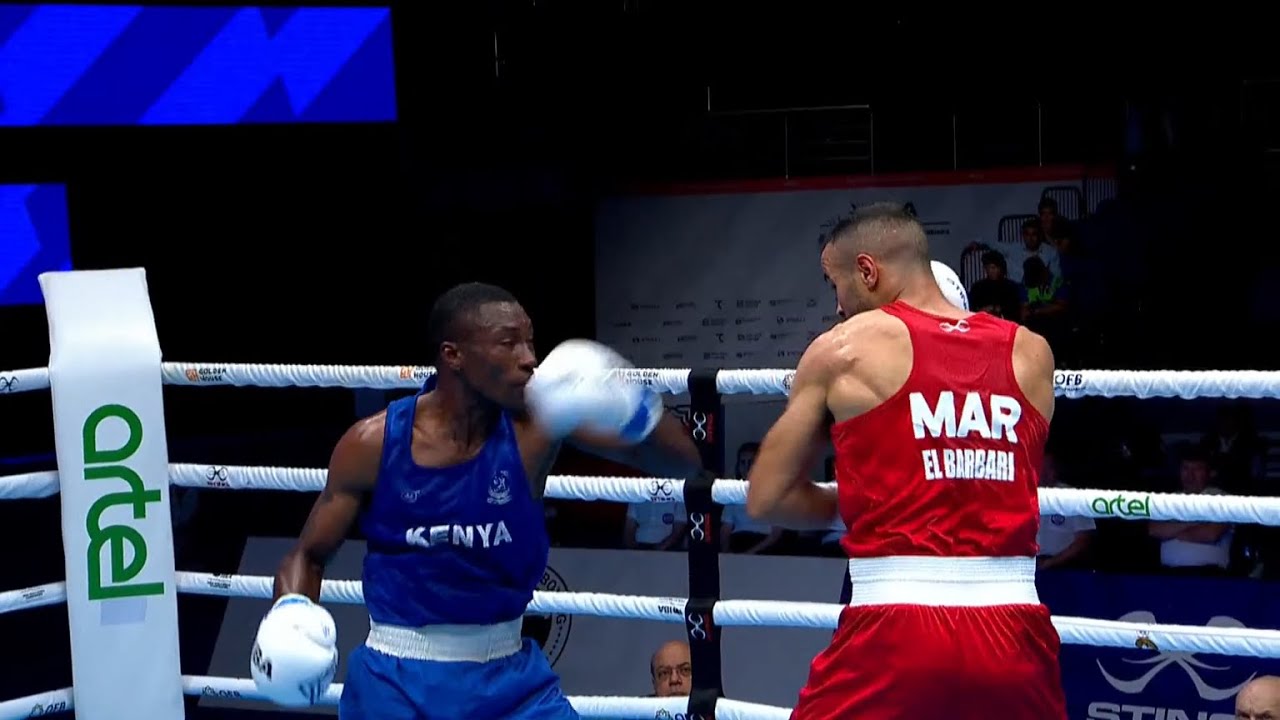 R32 (71KG) EL-BARBARI HAMZA (MAR) vs MAINA BONIFACE MOGUNDE (KEN) | IBA World Championships 2023