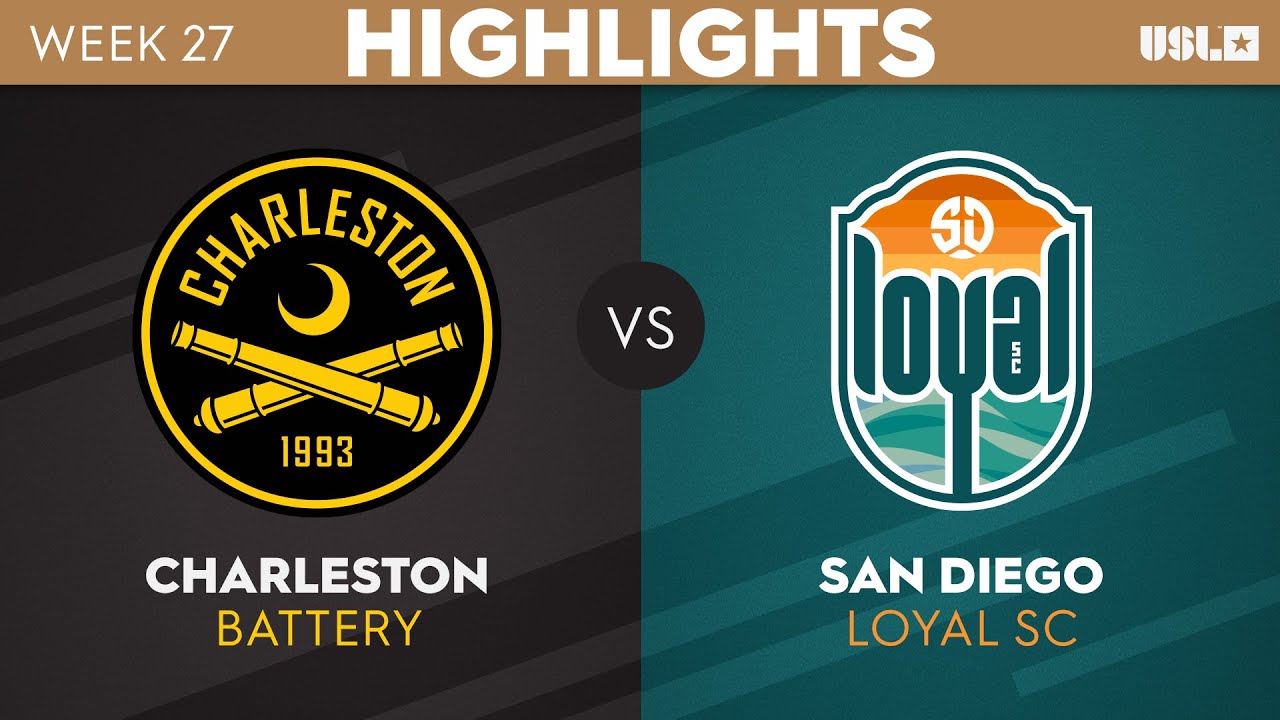 9.9.2023 | Charleston Battery vs. San Diego Loyal SC - Game Highlights