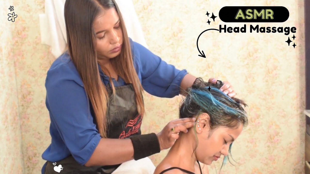 Irresistible Sleepy ASMR Head Massage By Lady Barber Sonam | Neck,Back & Hand Massage With Hair Wash