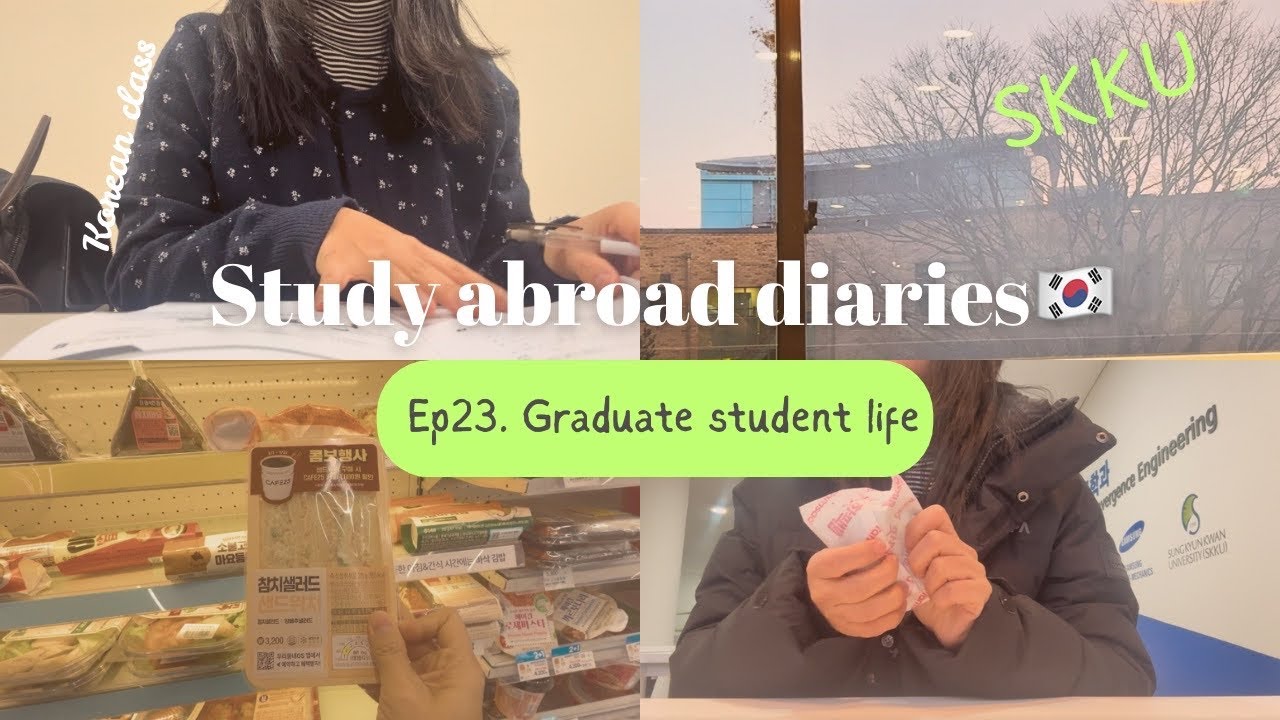 🇲🇲🇰🇷Study abroad in Korea | taking Korean language class & what I eat in a day🥙