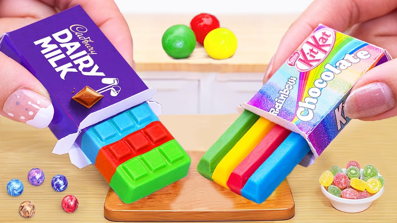 Delicious DAIRY MILK-KITKAT Cake🎂Amazing Miniature Chocolate Cake Decorating Ideas, SWEET Chocolate