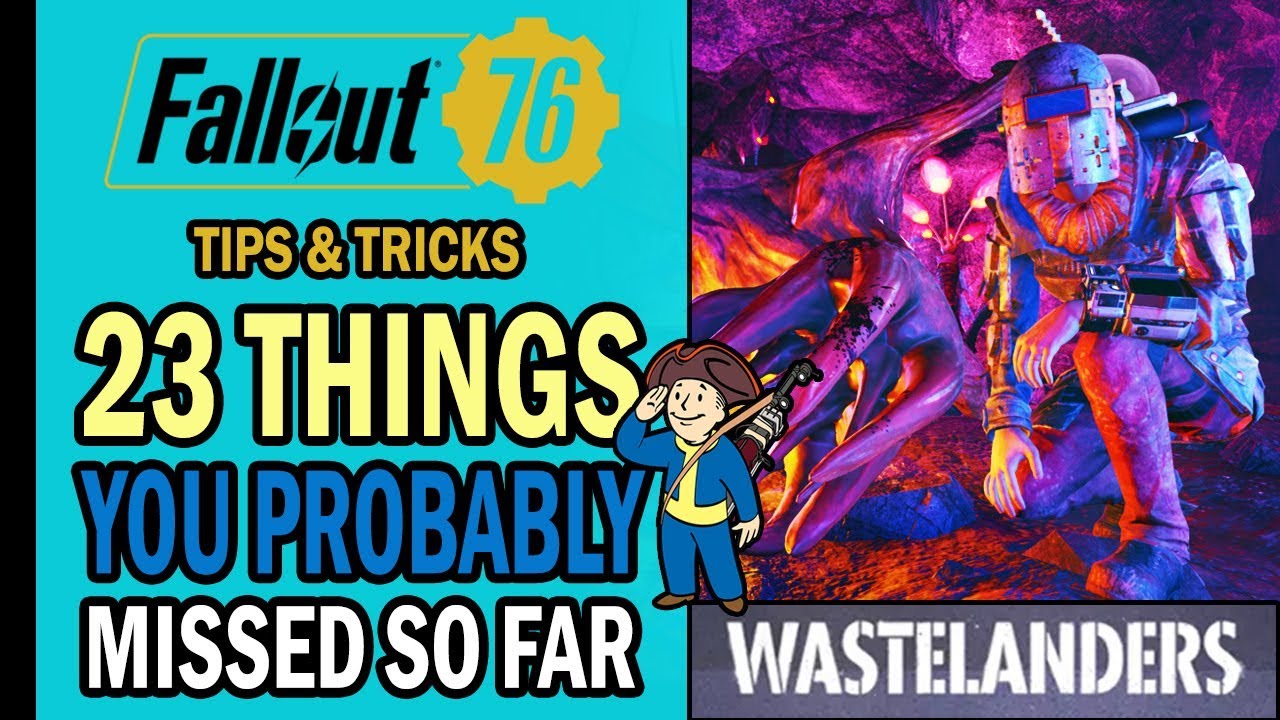 Fallout 76 Wastelanders - 23 THINGS You Probably Missed So Far in the New DLC 👽 | Tips & Tricks