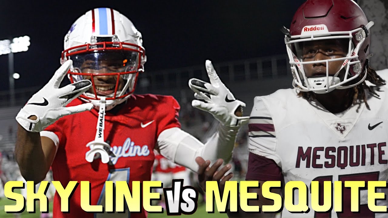 Texas High School Football | Skyline Raiders vs Mesquite Skeeters Goes Down to Last Play😵 | TXHSFB 