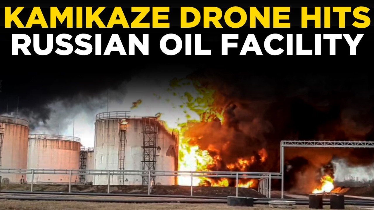 MOSCOW REFINERY ATTACK LIVE | JUST IN: Moscow's Largest Oil Plant Ablaze After Drone Strike
