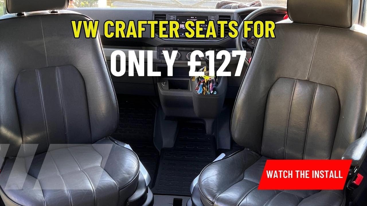 Range Rover Leather Seat Installation in a VW Crafter
