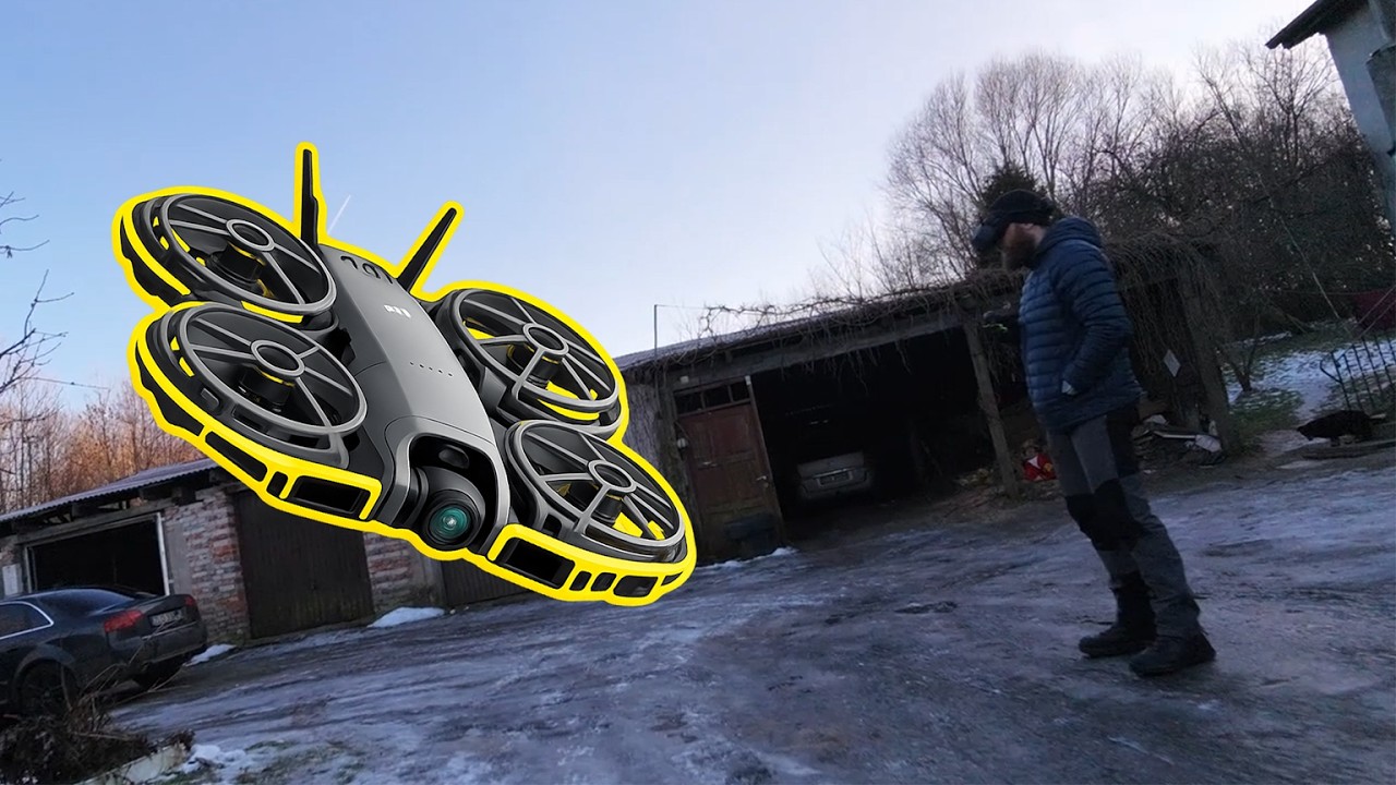 First FPV flight | Pierwszy lot FPV | DJI NEO 2 + Goggles N3 + RC Motion 3