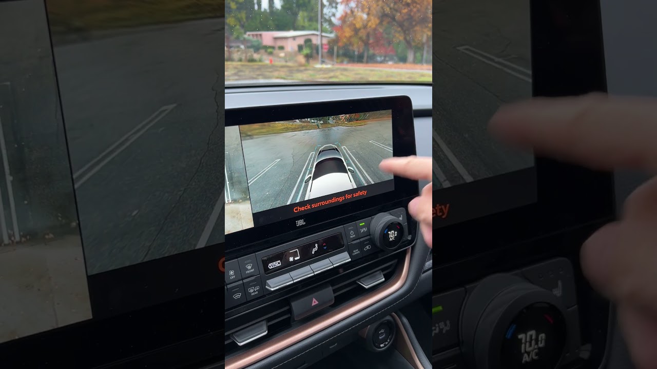 Как работает система камер кругового обзора #CarTech #CoolCarFeatures #360Camera #HowTo #birdseye...
