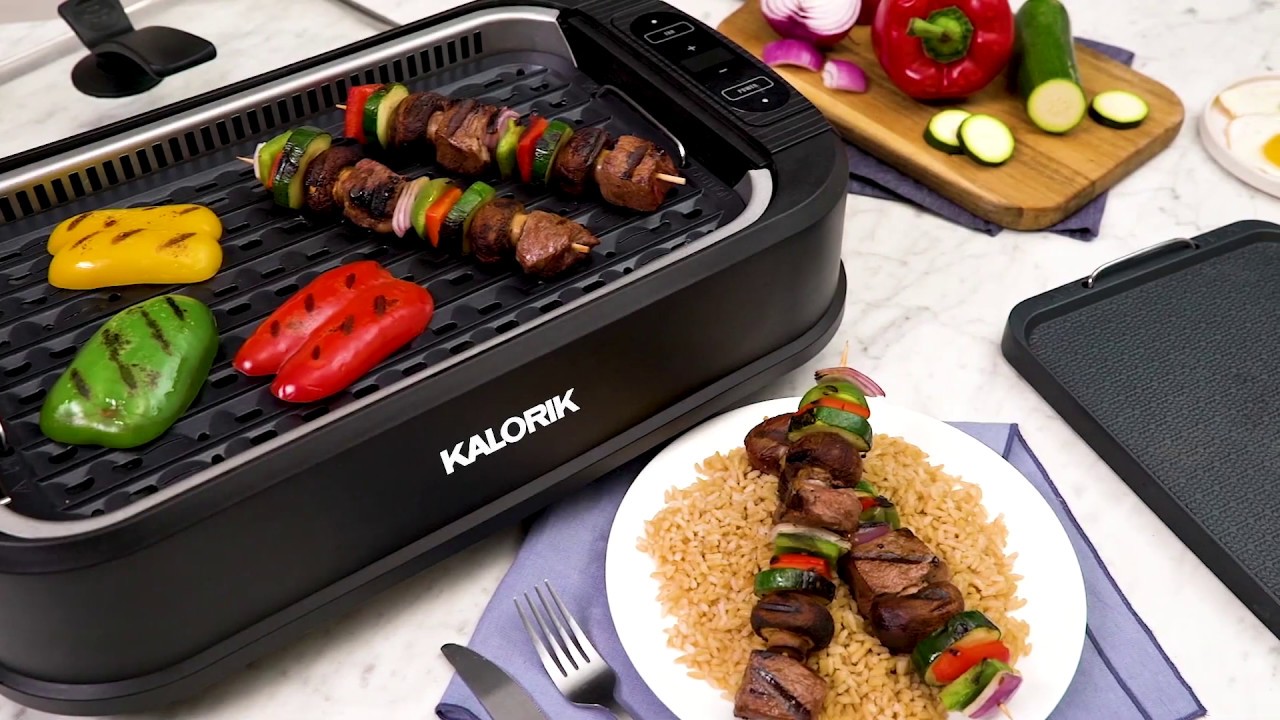 Introducing the Kalorik Indoor Smokeless Grill