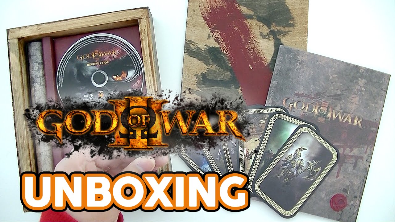 God of War 3 Press Kit Unboxing