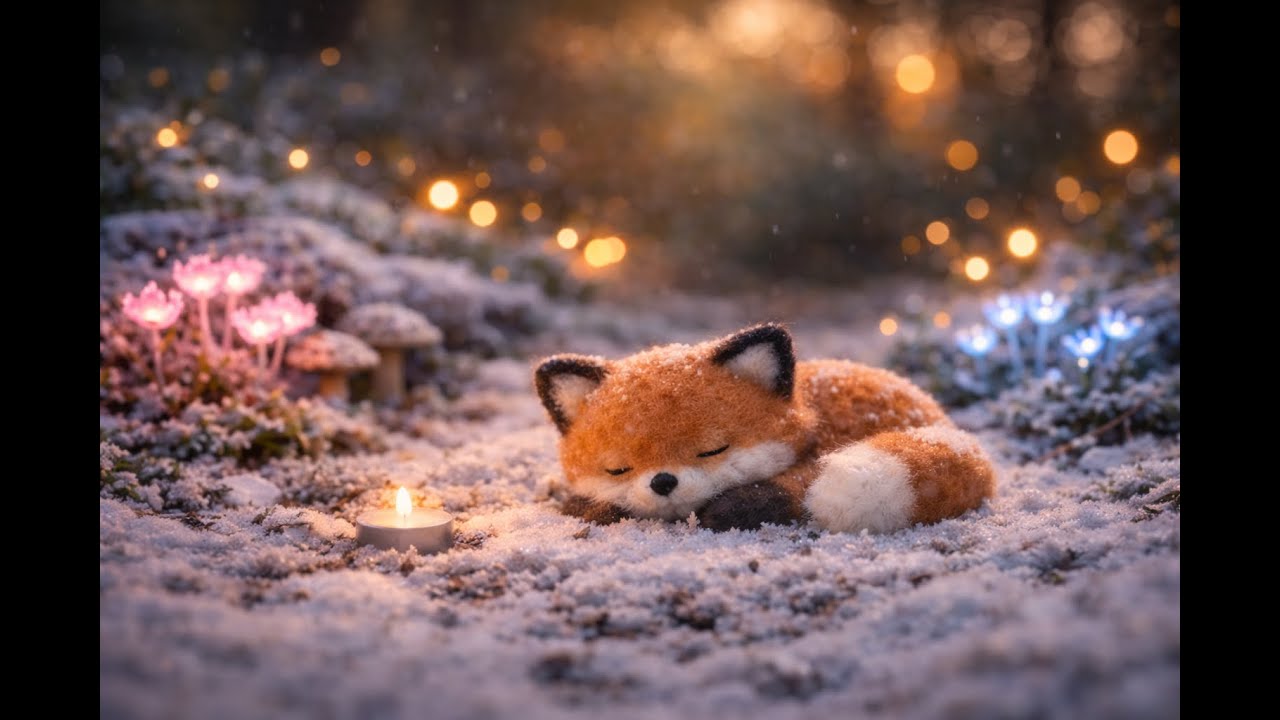 A Quiet Winter Forest | 1 hour Peaceful Ambient Music for Relaxation