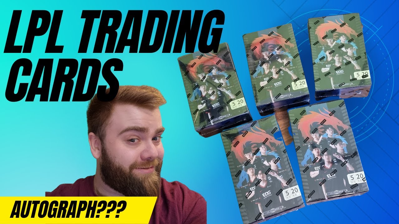 LPL TRADING CARDS! DID WE HIT AN AUTO???