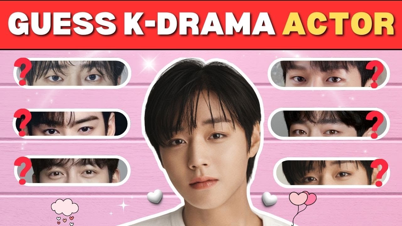 👀 Guess the Korean Actor by Their Eyes | K-Drama Quiz Challenge 2025
