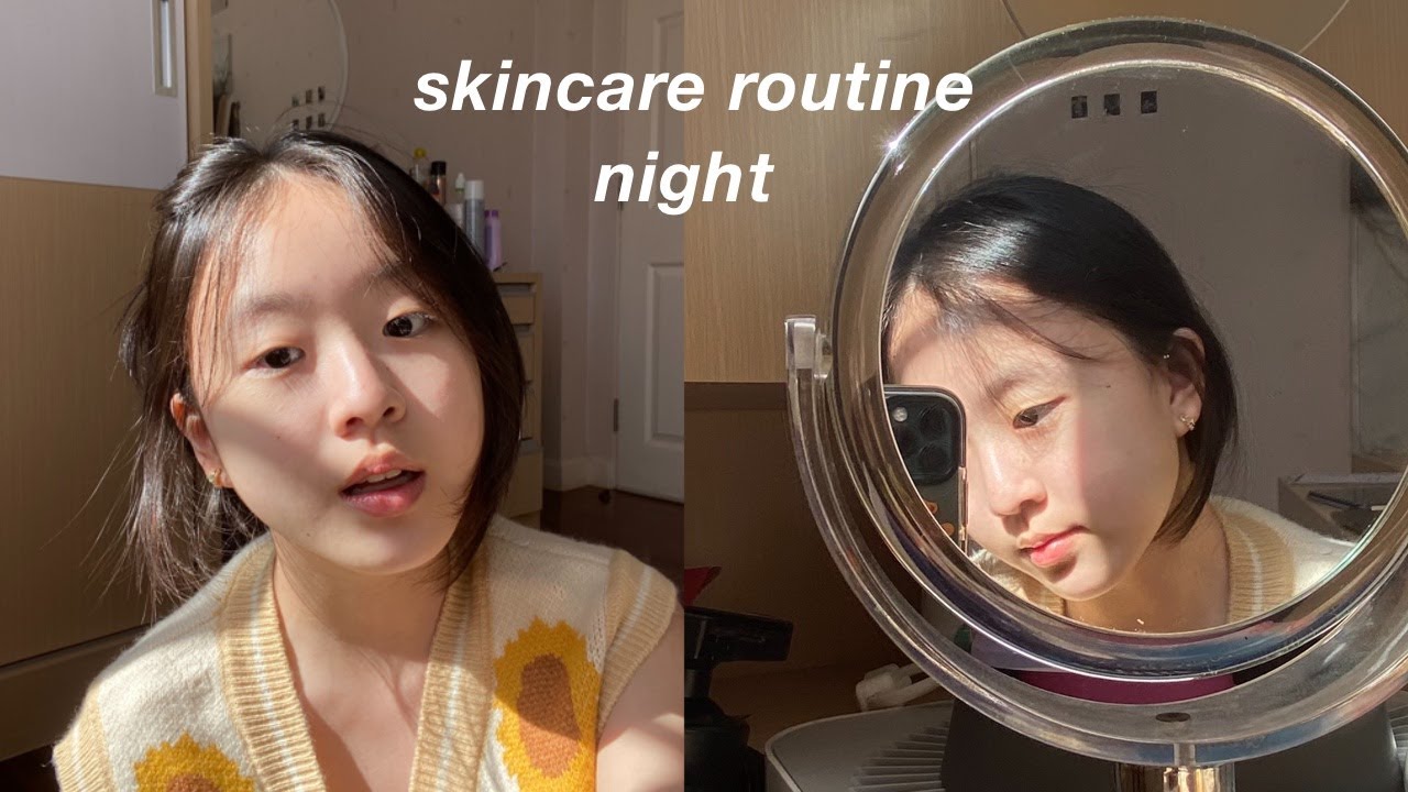 Night Skincare routine💧| ใช้อะไรถึงหน้าใสขึ้น , ใช้เเล้วชอบของมายด์ | Mildd S