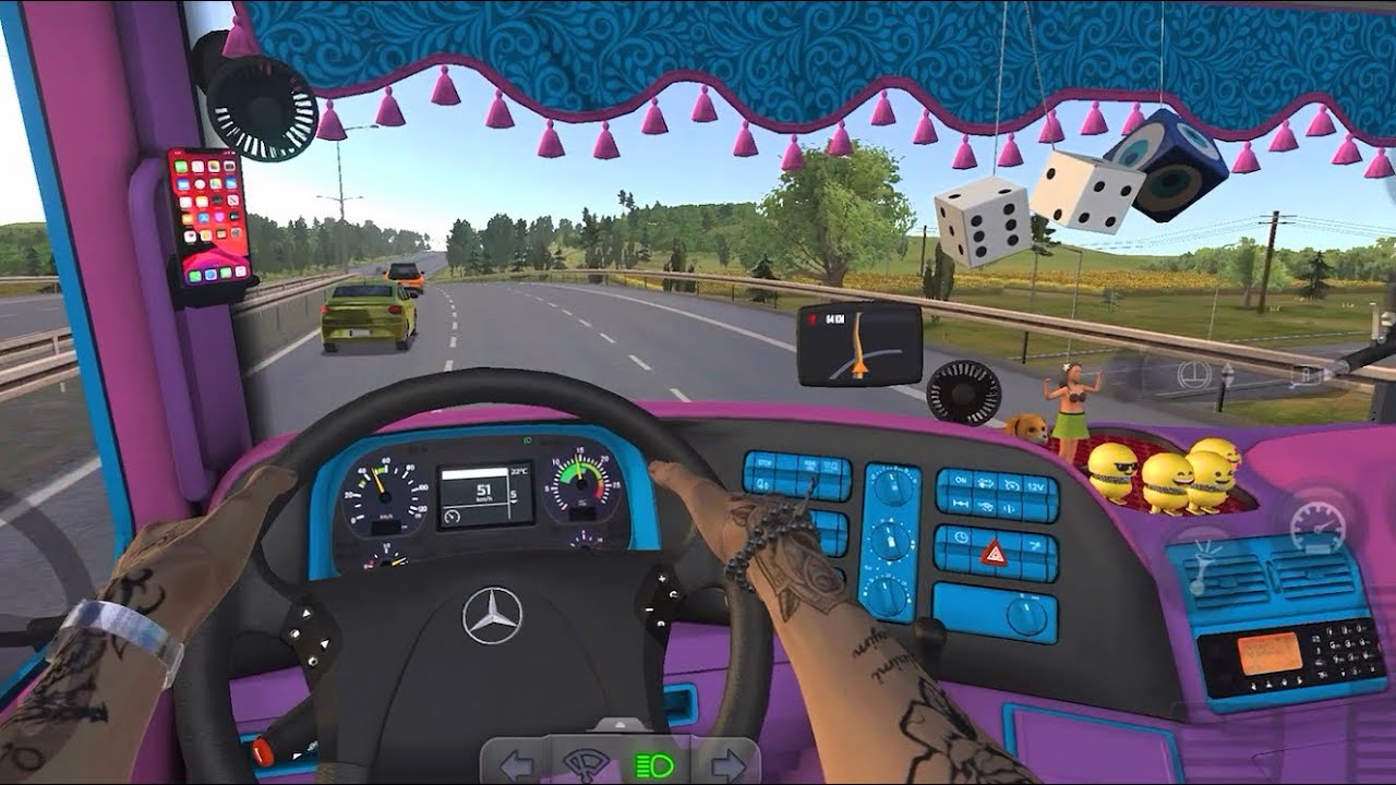 Realistic Mercedes-Benz Actros Gameplay | Truck Simulator : Ultimate - Mobile Games