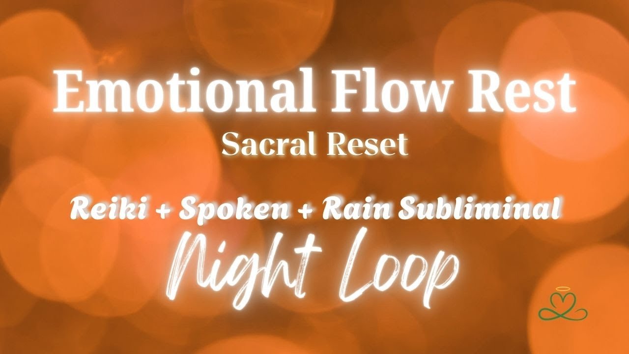 Emotional Flow Restoration 🌌🟧 417Hz Sacral Chakra 8-Minute Night Loop