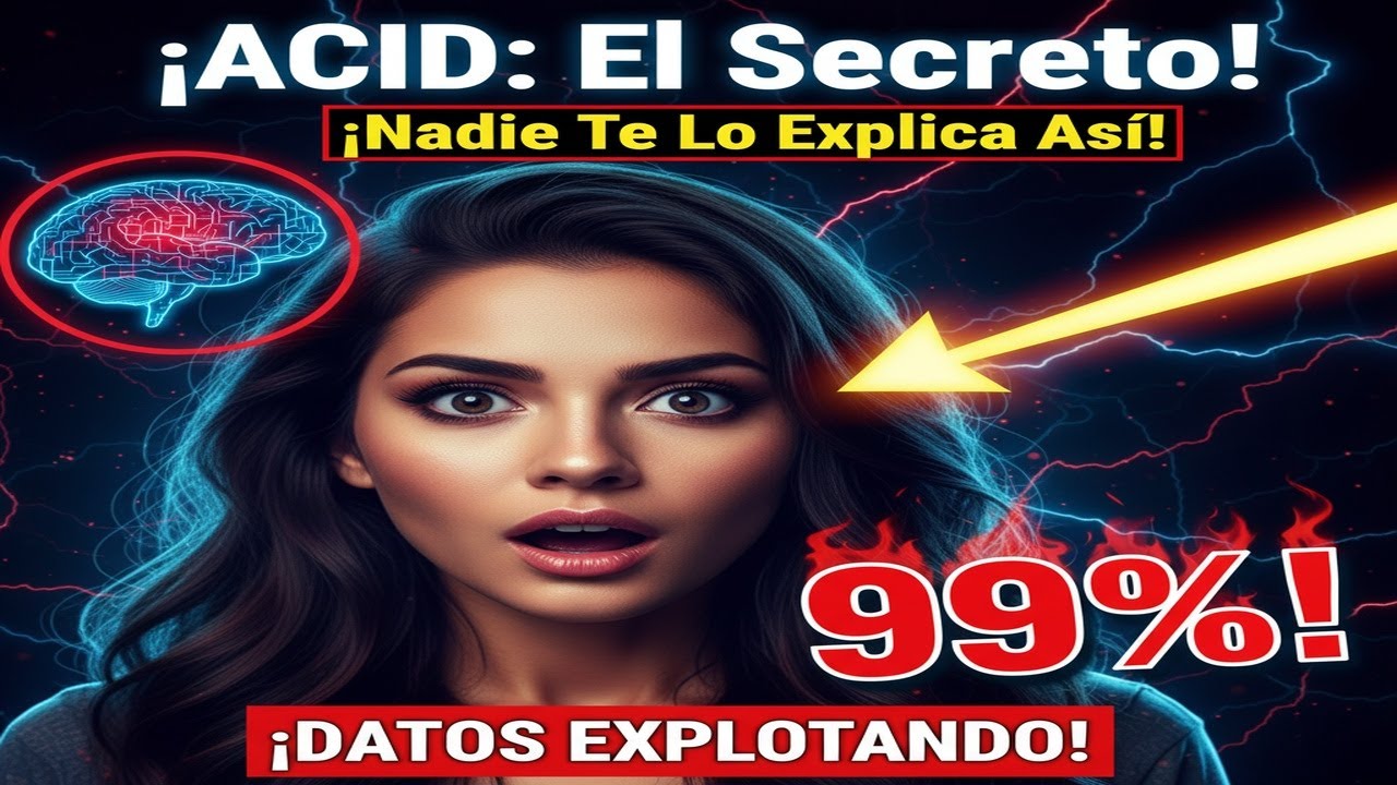 ACID: El Secreto Que Nadie Te Cuenta Sobre Tus Datos