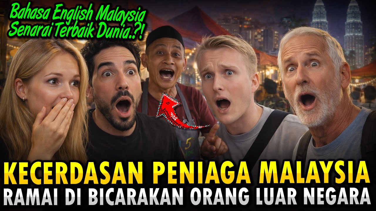 SHOCK❗Kemampuan Bahasa Inggeris Peniaga Malaysia Terbaik Di Dunia⁈ Ramai Orang luar Negara Teruja‼