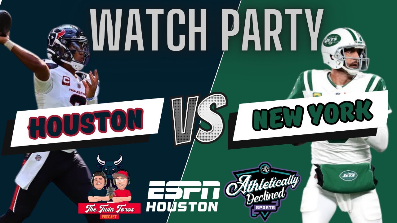 WATCH PARTY: Thursday Night HOUSTON vs NEW YORK