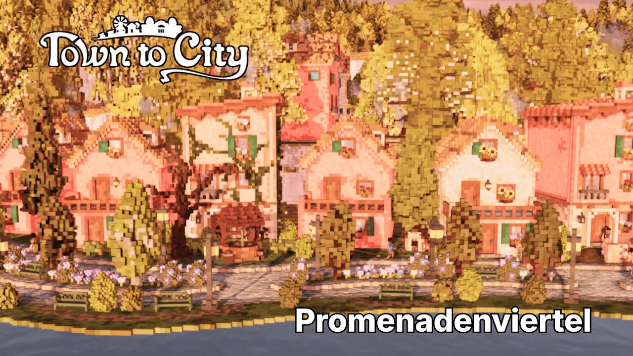 Wohngebiet am See bauen 🏡 Stadtstil festlegen & perfekter Flow in Fontebrac | Town to City #07