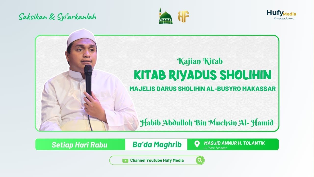 🔴LIVE HABIB ABDULLAH BIN MUHCSIN AL-HAMID  Masjid Nur Tolantik | 21 Januari 2026